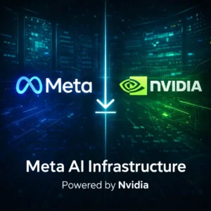 Meta AI infrastructure partnership with Nvidia powering data centers and AI compute