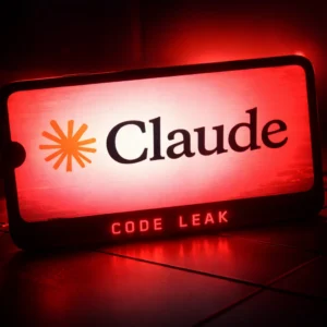 Claude Code leak thumbnail showing red alert screen with Claude interface and “Code Leak” warning